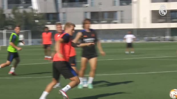 Intense ball-work session at Real Madrid City